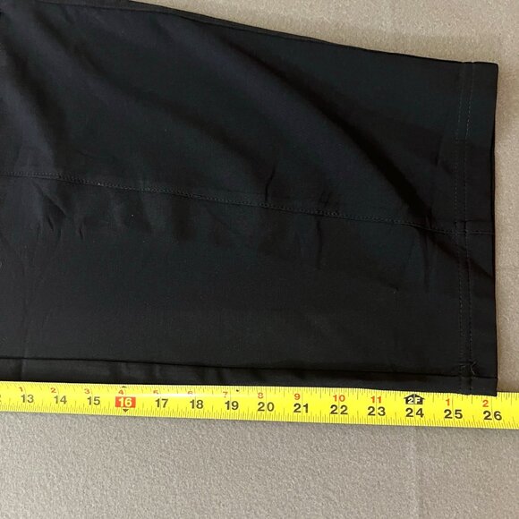 Mondetta Women's Pull-on Stretch High Rise Textured Black Ankle Pant Size XL NWT - Picture 12 of 14